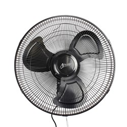 INDUSTRIAL WALL FAN BLK 3 SPEED 450MM