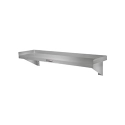 Simply Stainless Solid Wall Shelf 600mm SS10.0600