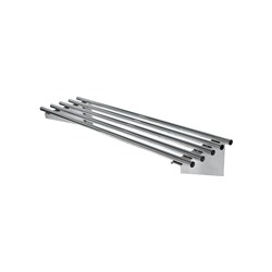 Simply Stainless 600mm wide Piped Wall Shelf SS11.0600