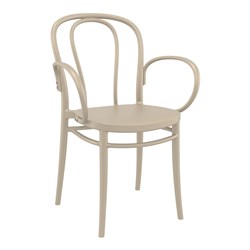 Victor XL Chair Taupe 440mm