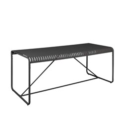 Bordeaux Table Dark Grey 180x80cm Durafurn