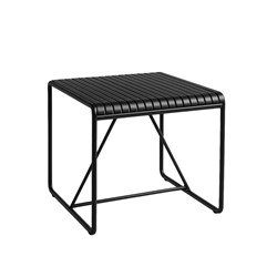 Bordeaux Table Black 80x80cm Durafurn