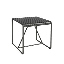 Bordeaux Table Dark Grey 80x80cm Durafurn