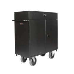 4458022 - Mini Bar Cart Large Powdercoated Black