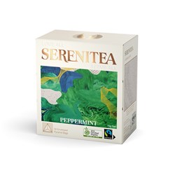 SERENITEA PEPPERMINT ENVELOPE PYRAMID TEA BAGS