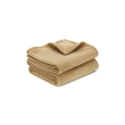 Blanket Coral Fleece Queen Camel 280Gsm 255X240cm