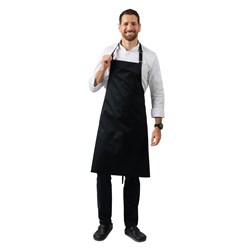 Camden Chef Bib Apron Black 950x950mm Chef Works