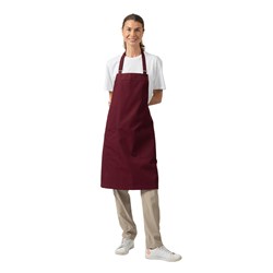 Lockharte Bib Apron Wine 800x860mm Chef Works