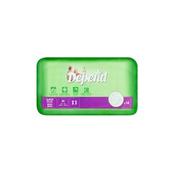 Depend Flex Super Plus Medium 14/Pkt X 4/Ctn