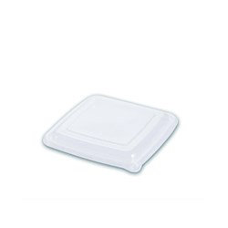 Lid Clr Pet Suit Pulp Tray 9" 229X229x19mm 75/Pkt (4)