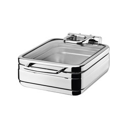 Regal Induction Chafer Gn 1/2 S/S W/ Glass Hinge Lid