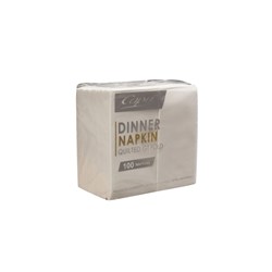 Napkin Quilted Din Wht Gt Fold 1000/Ctn