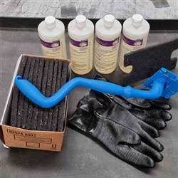 GRILL CLEANING PAD HOLDER