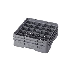 Glass Rack  25 Comp Full Drop Extender Grey 25E1 (12)