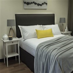 Blanket Qb Ultimate Coral Fleece Silver/Grey 245 X 250Cm