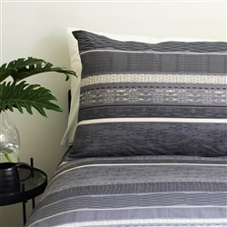 Doona Cover Set Sb Elka Gunmetal 140 X 210Cm (18)