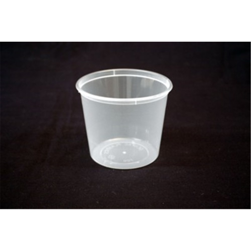 ROUND CLEAR PLASTIC CONTAINER AND LID ZF100523 Reward Hospitality
