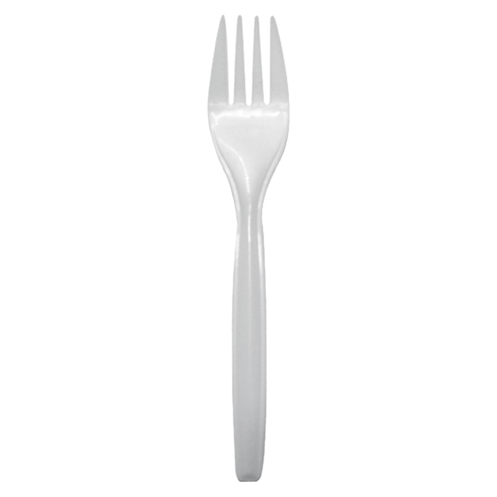 Plastic Fork White 3435024 Reward Hospitality