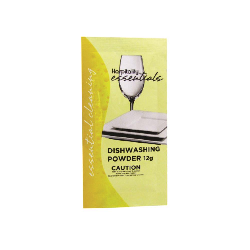 Essentials Dishwashing Powder Sachets 12g 3055241 Reward Hospitality