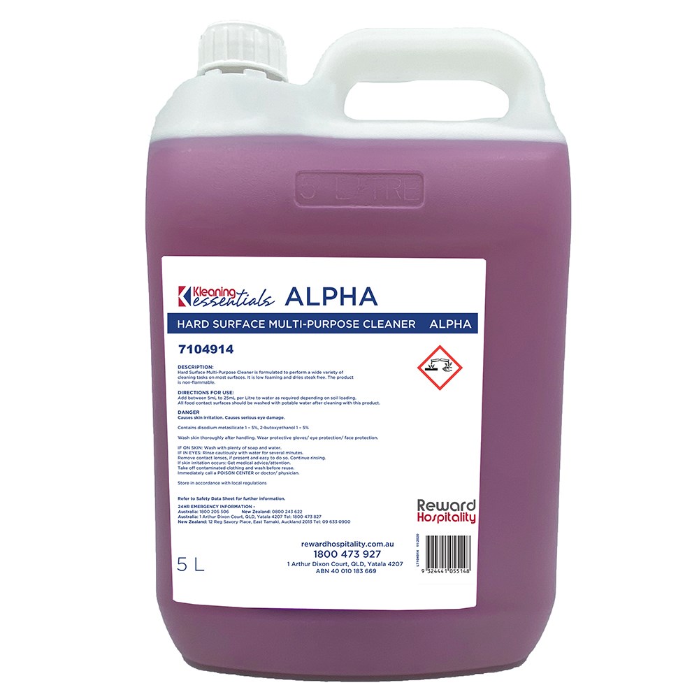 Alpha Multipurpose Cleaner 5L Kleaning Essentials 3065045 Reward