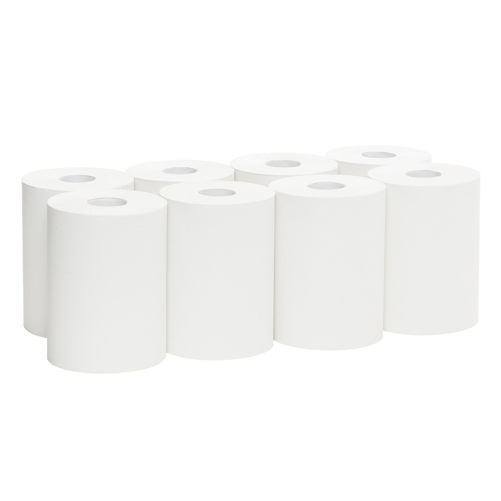 Paper Hand Towel Roll White 1ply 140m 3620460 Reward Hospitality