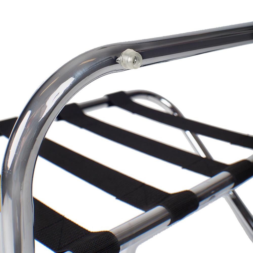 LUGGAGE RACK CHROME METAL W/ REAR SUPPORT (4) 4460050 Reward
