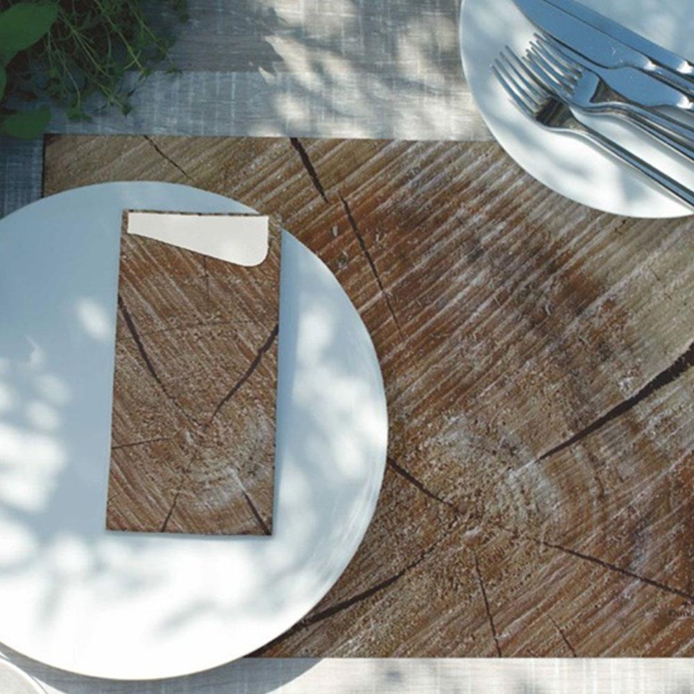 WOOD PLACEMAT PAPER 300X400MM 60GSM 250/PKT (4) 3469146 Reward Hospitality