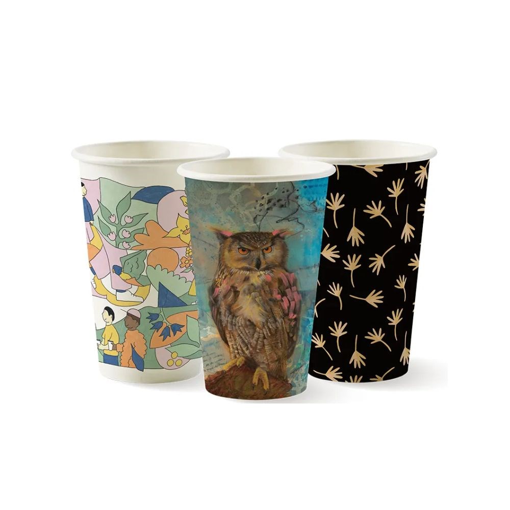 BioCup Indigenous Art Single Wall 80mm 355ml 12oz BioPak - ZZ280148 ...
