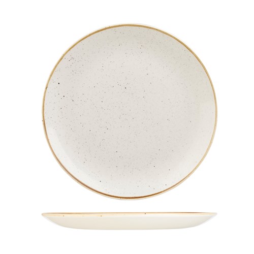 1076397 - Stonecast Coupe Plate 288Mm Barley Wht