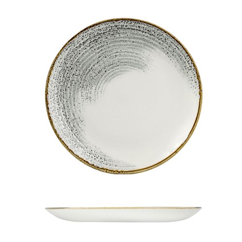 1076407 - ACCENTS COUPE PLATE 260MM JASPER GREY