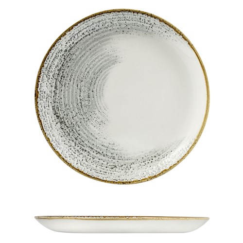 1076408 - ACCENTS COUPE PLATE 288MM JASPER GREY