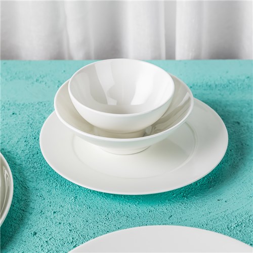 Serenity Coupe Flat Plate White