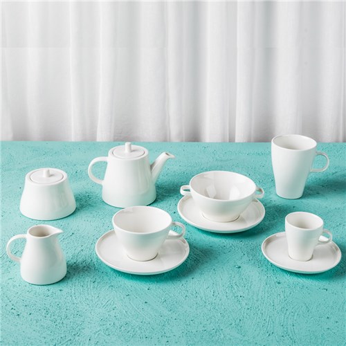 Serenity Soup Cup with Handles White