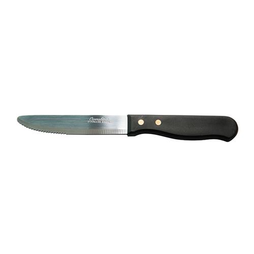 Wide Blade Stainless Steel Steak Knife Round Tip