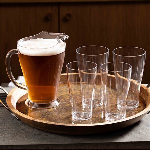 Conical Beer Polycarbonate Plastic Glass Certified