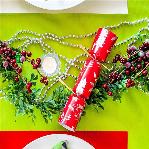 Bon Bons Paper Red & Green 250mm