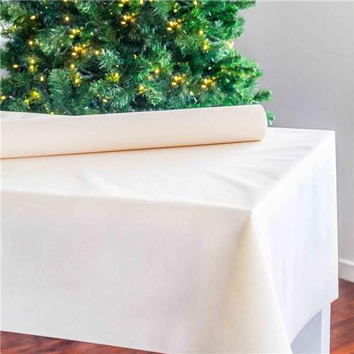 Lisah Paper Table Cover White 1.2x25m
