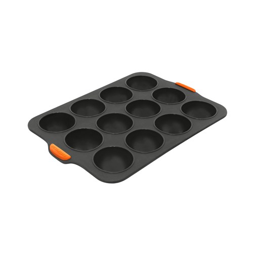 Dome Tray Silicone 12 Cup Grey 355x245mm 