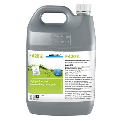 3036258 - Glass & Dishwashing Liquid Detergent F420 5L