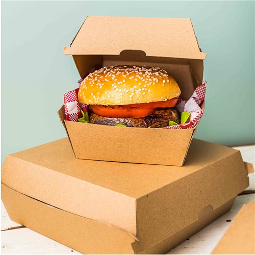 Burger Box Kraft 84mm