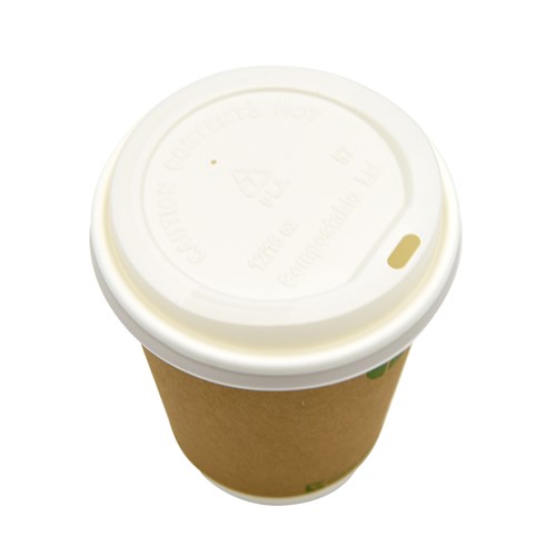Coffee Cup Lid White Suits 8/12/16oz