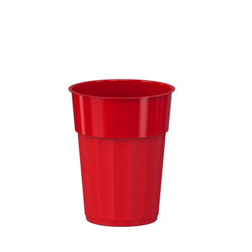 Plastic Stadium Cup Red 425ml - 3430370