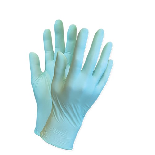 3439410_BioGlove Nitrile Gloves Powder Free Green Small