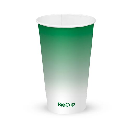 3445849 BioCup Cold Cup Green 16oz 500ml