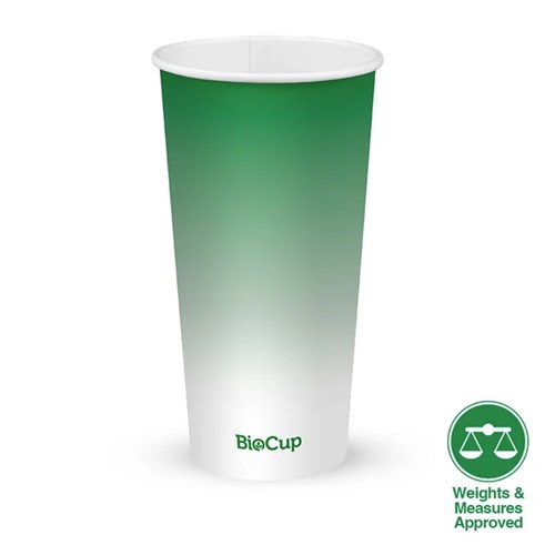 3445850_BioCup Cold Cup Green Fade 20oz 600ml