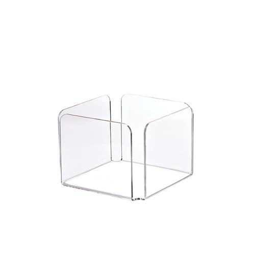 Cocktail Napkin Holder Clear 110x110x65mm 