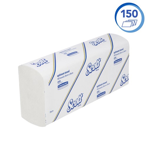 Optimum Paper Hand Towel White 150/Sheets