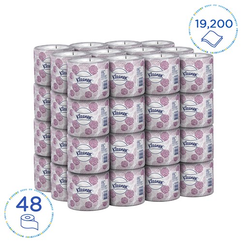 Toilet Rolls White 2ply 400/Sheets