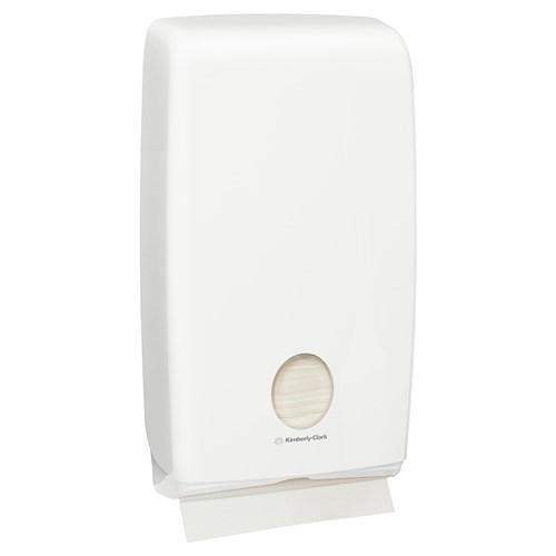 Optimum Plastic Hand Towel Dispenser White 290x104x512mm