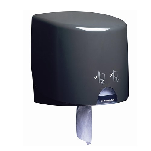 3697461_KCA Lockable Centerfeed Plastic Dispenser Grey